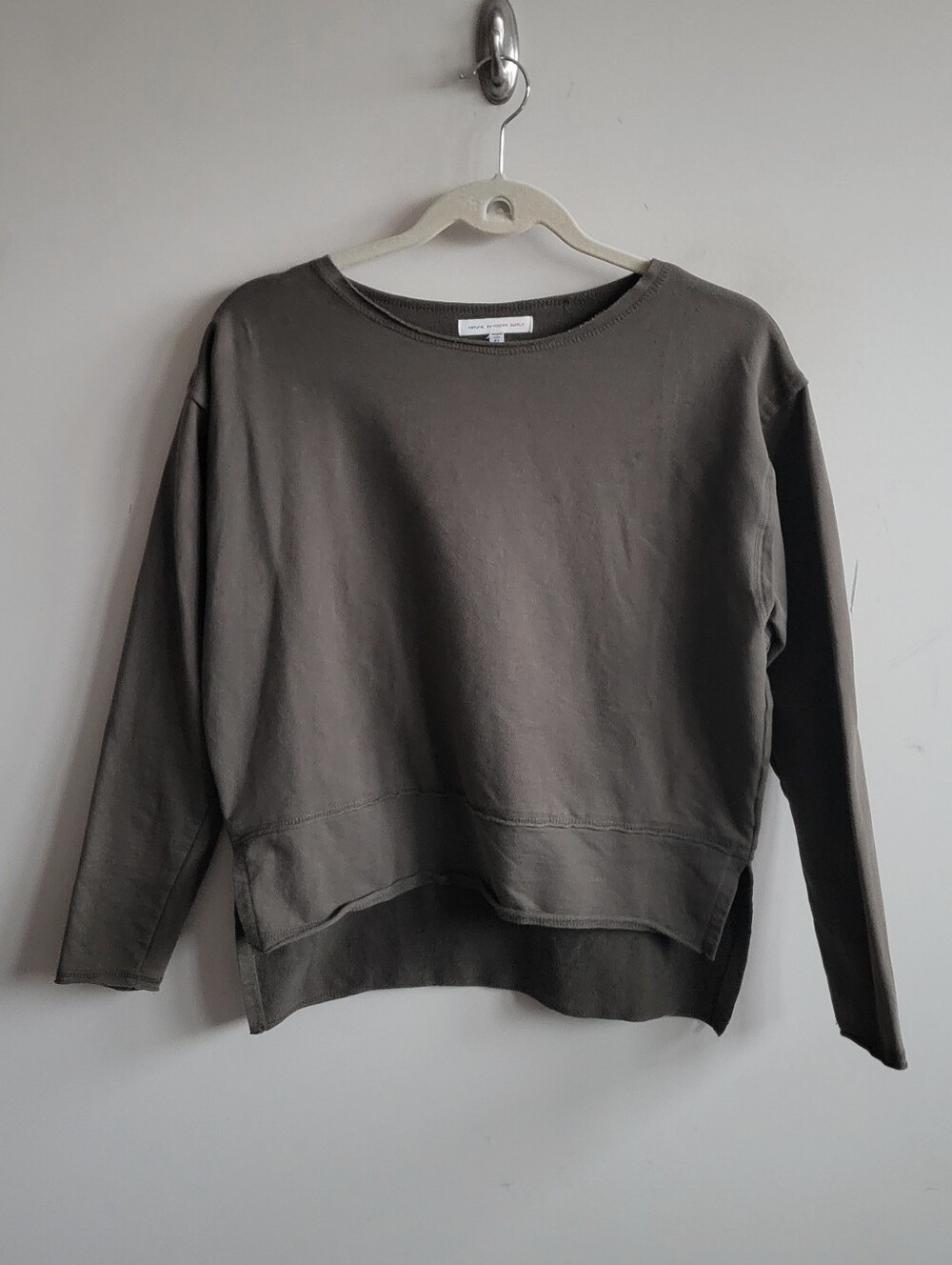 Natutal By‎ Knkwn Supply Olive Sweatshirt